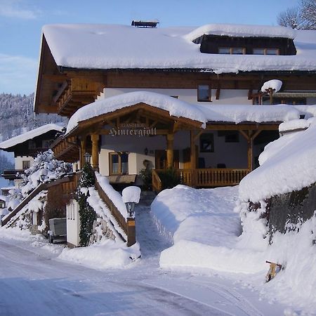 Berggasthof Hintergföll Unken Exteriör bild