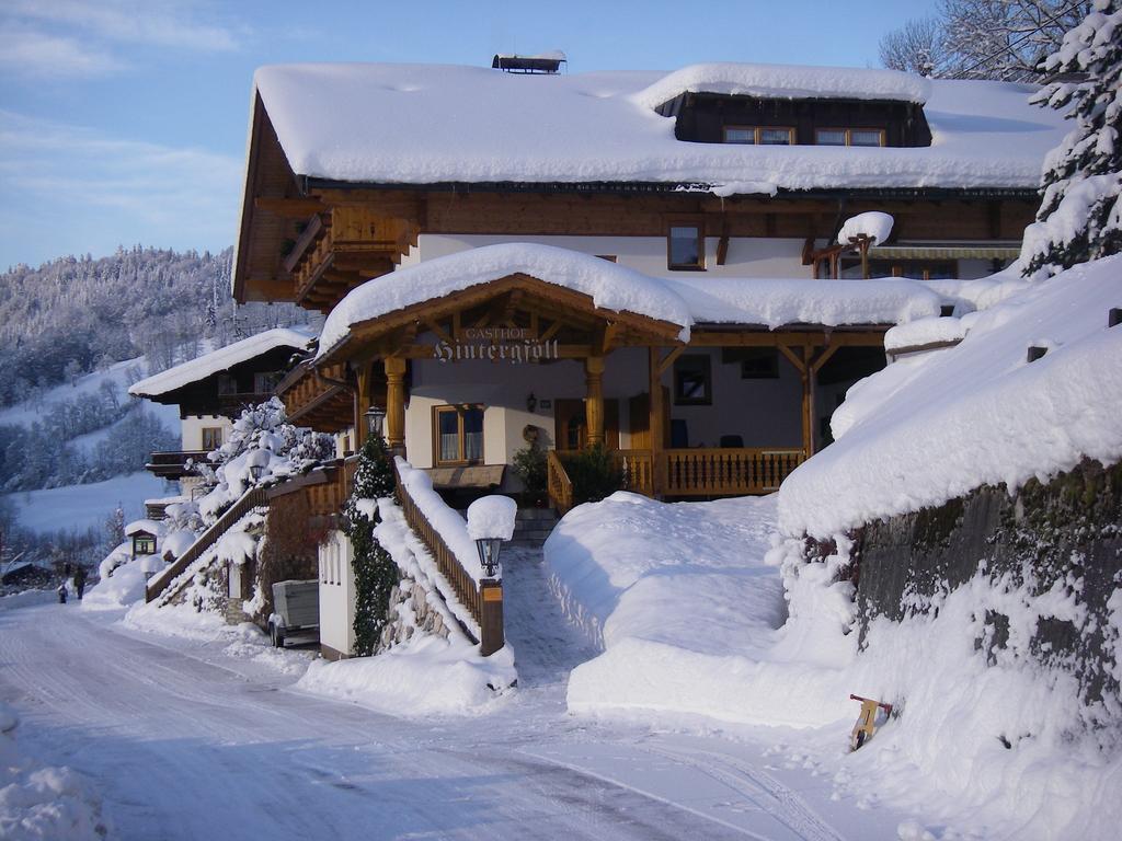 Berggasthof Hintergföll Unken Exteriör bild