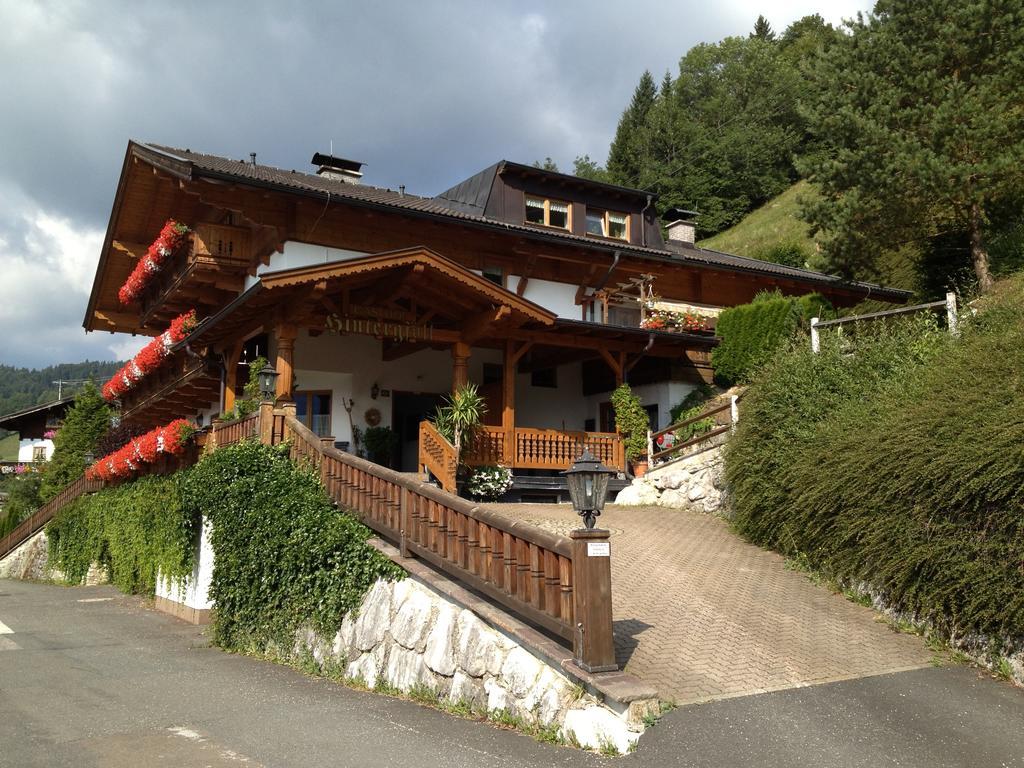 Berggasthof Hintergföll Unken Exteriör bild